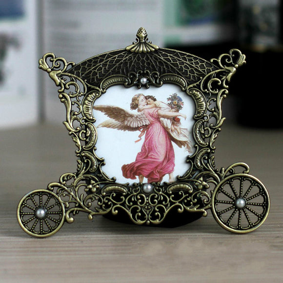 Vintage Cart Photo Frame