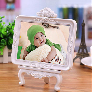 Retro White  Photo Frame