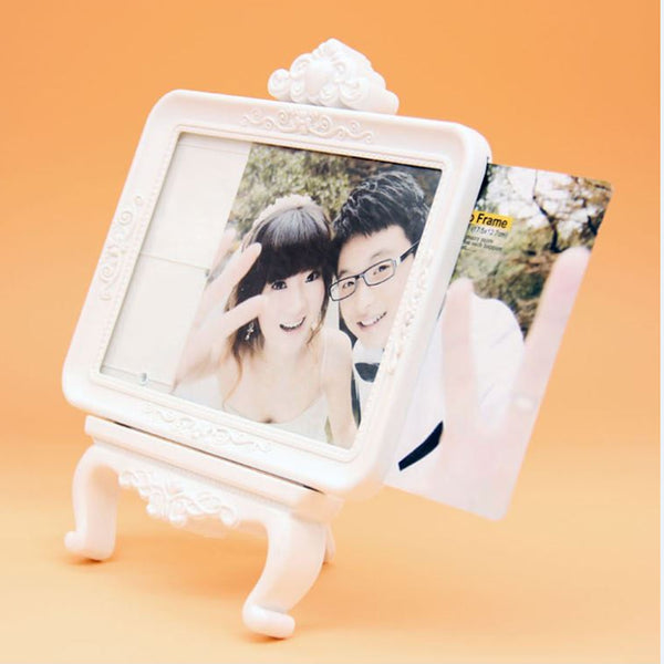 Retro White  Photo Frame