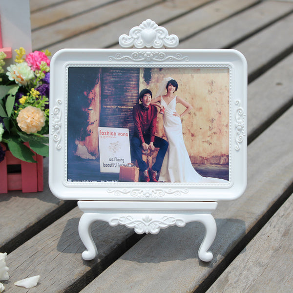 Retro White  Photo Frame