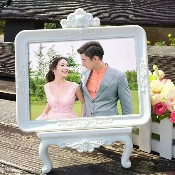 Retro White  Photo Frame