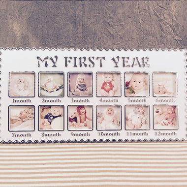 Fashion Baby's First Year Picture Frame