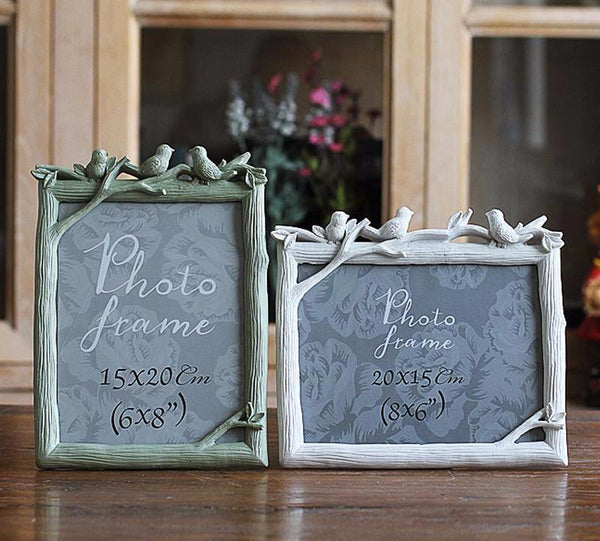 Creative Resin Bird and Tree Picture Frame